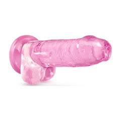 Naturally Yours 7" Dildo - Crystaline Rose