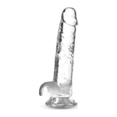 Naturally Yours 7" Crystaline Dildo - Diamond Clear