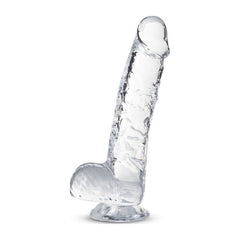 Naturally Yours 6" Crystaline Dildo - Diamond Clear