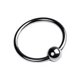 Metal Penis Head Stimulation Ring 3cm inner diameter with ball