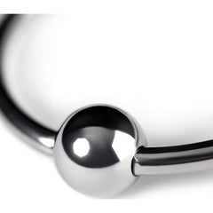 Metal Penis Head Stimulation Ring 3cm inner diameter with ball