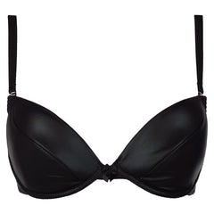 Stretch Wetlook Bra Black - 2 colours 4 sizes