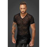 Leopard Flock V-Neck T-Shirt - 4 sizes