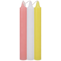 Japanese Sensory Play Drip Candles Set of 3 in Pastel colours