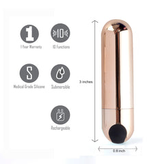 Maia Jessi - 7.6 cm USB Rechargeable Bullet