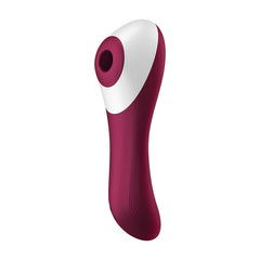 Satisfyer Dual Crush Clit Sucking & G-Spot Vibe - Red