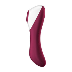 Satisfyer Dual Crush Clit Sucking & G-Spot Vibe - Red
