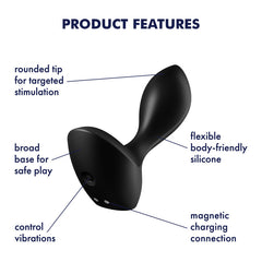 Satisfyer Backdoor Lover - USB Rechargeable Vibrating Butt Plug