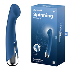 Satisfyer Spinning G-Spot 1 Rotating Shaft Vibrator - Blue