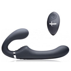 Mighty Rider 10X Strapless Strap-On Black w Remote