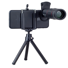Mobile Phone Lens kit 12X Zoom Telephoto Lens For iPhone and Android Smartphones Monopod Bluetooth Shutter Tripod