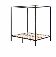 Steel Four Post bed frame - Double