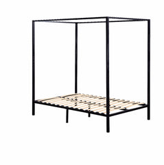 Steel Four Post bed frame - Queen