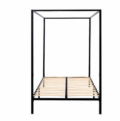 Steel Four Post bed frame - Queen