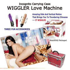 wiggler love machine, sex machine, includes 2 attachments