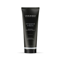 Wicked STRIPPED + BARE Sensual Massage Cream 120 ml