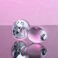 Adam & Eve Pink Gem Glass Butt Plug - Small 7.4 cm with Pink Gem Base