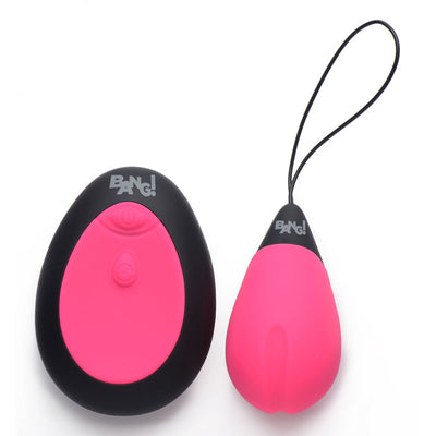 Bang!10X Vibrating Egg & Remote - Pink