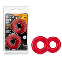 Stay Hard - Large Donut Cock Rings - Set of 2
