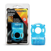 Stay Hard Rechargeable 5 Function Cock Ring - USB Rechargeable Vibrating Cock Ring