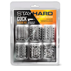 Stay Hard - Cock Sleeve Kit - Penis Sleeves - 6 Pack