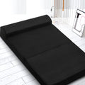 Giselle Bedding Folding Double Sofa Bed Air Mesh Fabric - Black