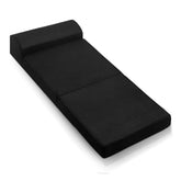 Giselle Bedding Folding Single Sofa Bed Air Mesh Fabric - Black