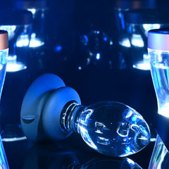 Gender X Crystal Ball - Glass 13.6 cm Butt Plug with Suction Base