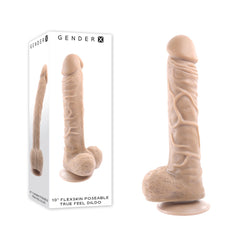 Gender X FLEXSKIN POSEABLE TRUE FEEL Dildo - 25cm Light Skin
