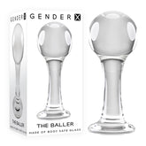 Gender X THE BALLER - Glass 11 cm Anal Plug