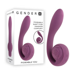 Gender X POSEABLE YOU Flexible Dual Purpose Vibe - Purple