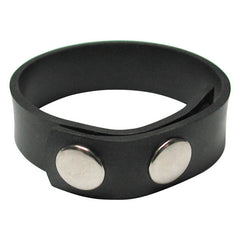 KinkLab 3 Snap Cock Ring - Rubber Adjustable Cock Ring
