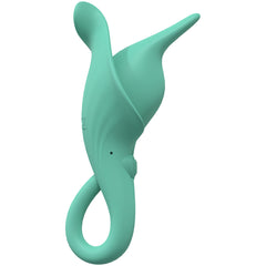 LoveLine Lily 10 Speed Flicking Finger Sleeve Silicone Vibrator - Green
