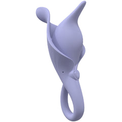 LoveLine Lily 10 Speed Flicking Finger Sleeve Silicone Vibrator - Lavender