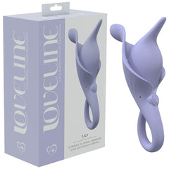 LoveLine Lily 10 Speed Flicking Finger Sleeve Silicone Vibrator - Lavender