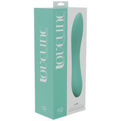 LOVELINE Lust 10 Speed Curved Flexible Vibrator - Green
