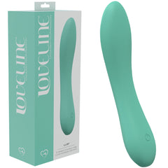 LOVELINE Lust 10 Speed Curved Flexible Vibrator - Green
