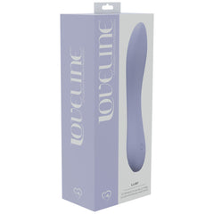 LOVELINE Lust 10 Speed Curved Flexible Vibrator - Lavender