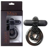 Maia Jagger Vibrating 10 speed Cock Ring - Black