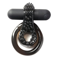 Maia Jagger Vibrating 10 speed Cock Ring - Black