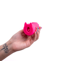 Maia HUNNI Mini Rabbit Vibe with Clit Sucker - Pink