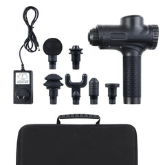 Massage Gun Electric LCD Percussion Massager 4000 strokes p.min BLACK