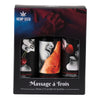 Hemp Seed Edible Massage Lotion Set - Massage A Trois
