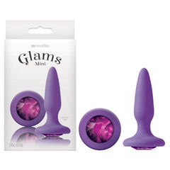 Glams Mini - 8.4 cm (3.3'') Butt Plug with Sparkling Gem