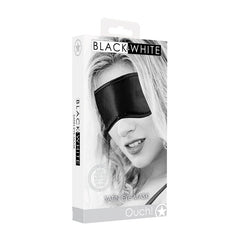 OUCH! Black & White Satin Eye-Mask