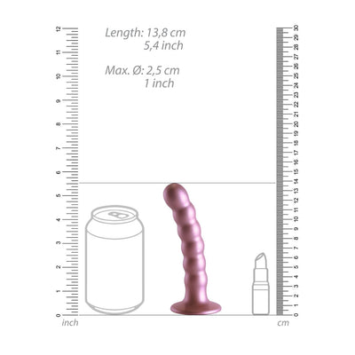 OUCH! Beaded Silicone G-Spot Dildo - 5'' / 13cm