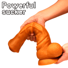 Massive 37cm Flexible Horse Cock Dildo - 4 sizes S to XL