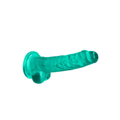 RealRock 7'' Realistic Dildo With Balls - GREEN