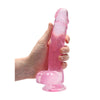 RealRock Realistic Dildo With Balls - 20cm Pink