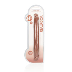 REALROCK 14'' Double End Dildo - Brown